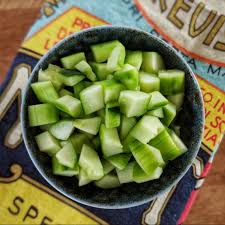 I grew up on a farm. How To Dice Cucumber For A Salad Recipe Ryan S Video Craftlog