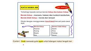 Contoh kata ganti nama diri ialah dia, kami, awak, saya, kamu, patik, baginda, anda, beliau, kita, beta dan. Kata Nama Am Youtube
