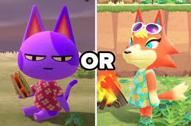 It was released on the the welcome amiibo update added various villagers that represent certain franchises; Quiz Which One Of My Animal Crossing Villagers Are You Most Like