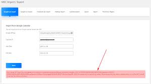 Banned ban message is of direct relevance: How To Fix Google Calendar Import Error 404 403 Modern Events Calendar