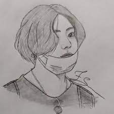 Jungkooks was the top trending topic in the u.s. Is Now The End Of Jk S Long Hair Bts Drawings Long Hair Drawing Hair Sketch