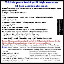 Piran I Izam Yasin I Serif Suresini Okurken Su Sekilde Okunursa 41 Yasin I Serif Yerine Gectigini Buyurmuslar 1 1 Ayet I Keri Dualar Ilham Verici Sozler Serif