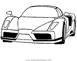 Ferrari Enzo2 Gratis Malvorlage In Autos Transportmittel Ausmalen