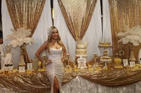 Birthday Black And Gold Party Dress 1920 S Great Gatsby Birthday Party Ideas Photo 1 Of 21 Gatsby Birthday Party Gatsby Party Dress Woman Birthday Party
