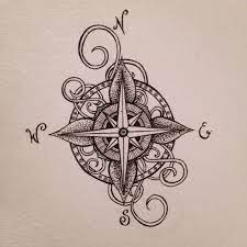 I Designed This Compass Tattoo For A Friend Of Mine Tattoo Tattoodesign Mandala Compass Flo Compass Tattoo Design Mandala Compass Tattoo Compass Tattoo