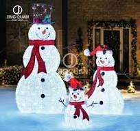 [Hot Item] Lovely Christmas Snowman Decorations Garden Winter Motif Lights  Business Center Christmas Decoration Holiday Light for Christmas New Year