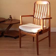 One Danish Teak Highback Dining Chair With Arms Dining Etsy High Back Dining Chairs Blue Chairs Living Room Chair
