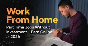 Work From Home Part Time Jobs Without Investment – Earn Online in 2026
