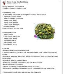 Ada yang guna ikan bilis sebagai perencah dan ada juga yang guna udang. Resepi Gulai Tempoyak Udang Petai Resepimyresepi Boloit Com