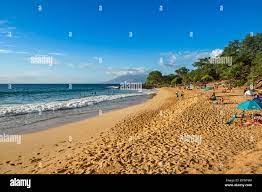The famous nude beach called Little Beach in Maui Stock Photo - Alamy