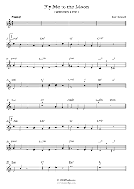 Download and print fly me to the moon (in other words) sheet music for super easy piano by bart howard from sheet music direct. Fly Me To The Moon Trumpet Sheet Music Very Easy Level Sinatra