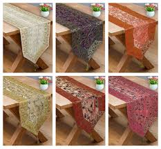 Multicolor Table Runner Coffee Table Mat Ari Zari Embroidered Etsy In 2020 Coffee Table Mat Center Table Decor Table Mats