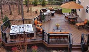 Unique and attractive deck designs are becoming a more common feature of outdoor living spaces. 32 Wonderful Deck Designs To Make Your Home Extremely Awesome Amazing Diy Interior Home Design