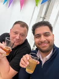 Had a fantastic time With Jules Singh, Jan Barlow and Sonia Kumar MP at  Sedgley beer festival this evening. The beer was spot