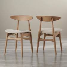 Caro Solid Wood Dining Chair Reviews Allmodern Solid Wood Dining Chairs Dining Chairs Side Chairs