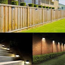 Check spelling or type a new query. Garden Fence Solar Lights Pack Of 2