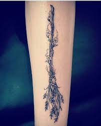 Heckout Shewolftattoo I Am Loving These Brooms And Crystal Tattoos Witchery Broom Tattoo Wicca Tattoo Crystal Tattoo Wiccan Tattoos