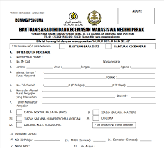 Apakah kriteria kelayakan bagi pemohon bsh 2020 berstatus kahwin? Bantuan Mahasiswa Perak Bantuan Sara Diri Kecemasan 2021 Keptennews Com