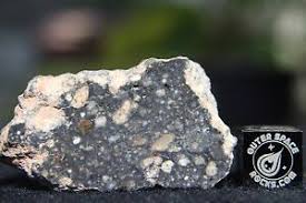 Lunar regolith cause breccias to form from the regolith itself. Nwa 11266 Official Lunar Feldspathic Regolith Breccia Meteorite 15 7g Polished Ebay
