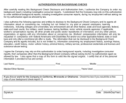 Of course, you don't want to deduce that a potential employee is a professional, dedicated worker by. Free Background Check Authorization Consent Forms Pdf Word