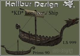 Some weeks ago i built and painted a viking longboat for a photoshooting for the german the actual model was relative easy to build. Second Life Marketplace Kd Viking Long Boat Ship Dragon Boat