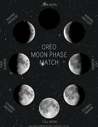 Oreo Moon Phase Match Printable Simply Learning