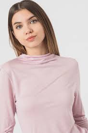 United Colors of Benetton, Bluza din amestec de lana, Violet lila prafuit,  M