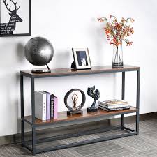 Easy and simple no tools assembly. Black Btggg 3 Tier Bookcase Modern Console Table Side Table Free Standing Wooden Storage Shelf Bookshelf For Living Room Bedroom Kitchen Office Home Kitchen Bookcases Organideia Pt