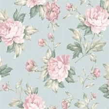 In some prints, the flowers are subdued and tiny, while others feature big, bold, vibrant flowers. 2734 003503 Catherine Light Blue Floral Wallpaper For Your Home Total Wallcovering