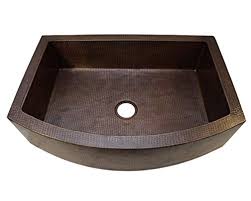 soluna copper farmhouse sink 36