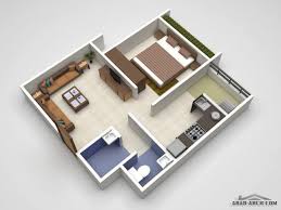 تصميم استوديو غرفة نوم واحده Floor Plans House Design Home Design Software