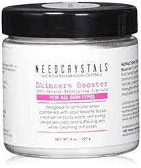 Microdermabrasion at home is an inexpensive but just as effective way to get the results you want. Amazon Com Needcrystals Microdermabrasion Crystals 8 Oz 227g Diy Face Scrub Natural Facial Exfoliator For Dull Or Dry Skin Improves Scars Blackheads Pore Size Wrinkles Blemishes Skin Texture Beauty