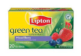 Lipton Green Tea Superfruit Mixed Berry 20 Ct Lipton Green Tea Lipton Tea Bags Green Tea
