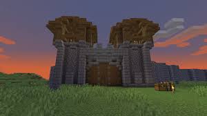 See how it is made! Simple Village Gate Starting To Share What I Build Thoughts Minecraft