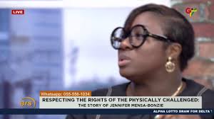 Physically challenged woman gets emotional