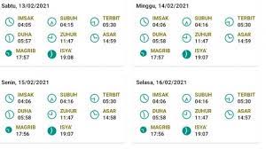 Melalui situs resmi lembaga falakiyah pengurus besar nadhlatul ulama. Jadwal Imsak Puasa Rajab Sabtu 13 Februari 2021 Surabaya Dan Jakarta Dilengkapi Niat Puasa Halaman All Surya