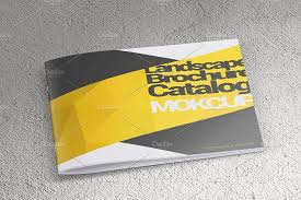 Landscape Brochure Catalog Mockups In 2020 Mockup Design Landscape Brochure