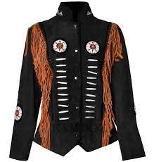 Women Western Jacket D15v3 Multi Colors Kamboz Com Western Jacket Fringe Leather Jacket Leather Jacket Black