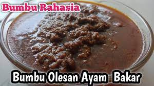 Rahasia Bumbu Oles Ayam Bakar Dan Ikan Bakar Youtube