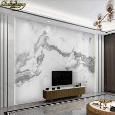 Beibehang Custom Photo Mural Wallpaper Modern Marble Jazz White Marble Wallpapers For Living Room Tv Background Wall Painting Wallpaper Living Room Marble Wallpaper Marble Wallpaper Living Room