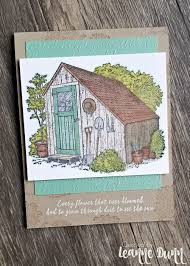 Garden Shed Stampin Up Card Stamping Up Cards Garden Shed Cards