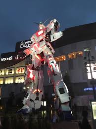 Gundam Unicorn at night in Odaiba, Tokyo. : rGundam