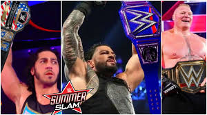 He has headlined multiple major wwe events, including the last three wrestlemanias (31,32 and 33). Wwe Summerslam 2020 Results Roman Reigns Universal Champion 2020 Brock Wwe Champion 2020 Youtube