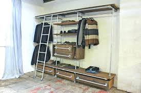 An independent closet gets its support from its cubicle construction on a very strong foundation. 44 Diy Closet Ideas Built With Pipe Fittings Simplified Building