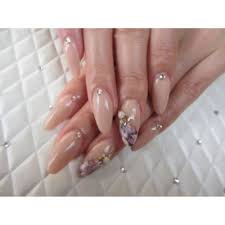 春ベージュの大人ネイル Nail Design Cielネイルデザインシエルの