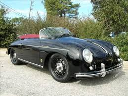 It was porsche's first production automobile. 1959 Porsche 356 Speedster Porsche 356 Speedster 356 Speedster Porsche 356