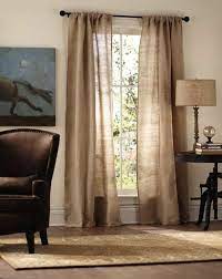 Le Rideau En Lin Une Belle Decoration Pour L Interieur Archzine Fr Brown Curtains Living Room Curtains Living Room Brown Curtains Bedroom