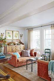 The 30 Best New Fall Color Schemes And Palettes For Decorating Living Room Orange Orange Living Room Sofas Fall Living Room Decor