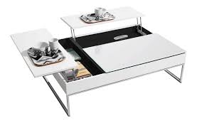 Now After 25 Discount S 1 083 Functional Coffee Table With Storage White Lacquered White Contemporary Coffee Table Coffee Table With Storage Coffee Table