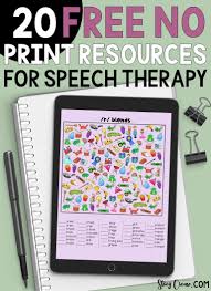 игры для детей 3 лет скачать бесплатно на планшет 20 Free Speech Language Therapy Materials That You Can Download To Your Tablet Or Computer And Use I Speech Therapy Apps Speech Language Therapy Speech Therapy